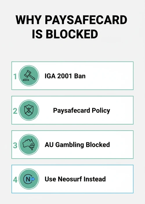 Australian player using a prepaid voucher to fund an online casino account for high RTP games, symbolising secure and anonymous transactions.